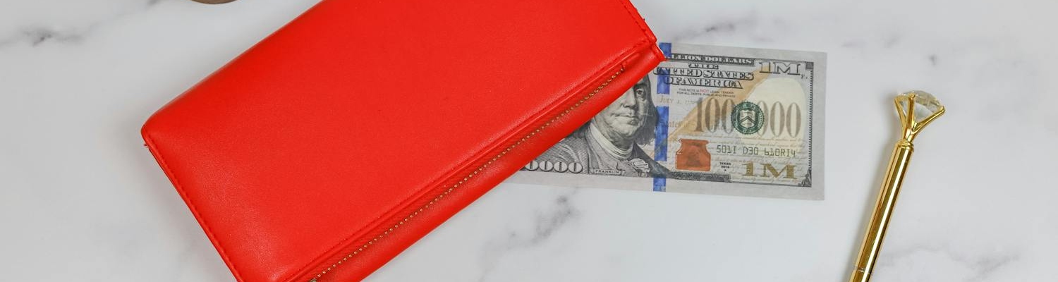 money and a wallet